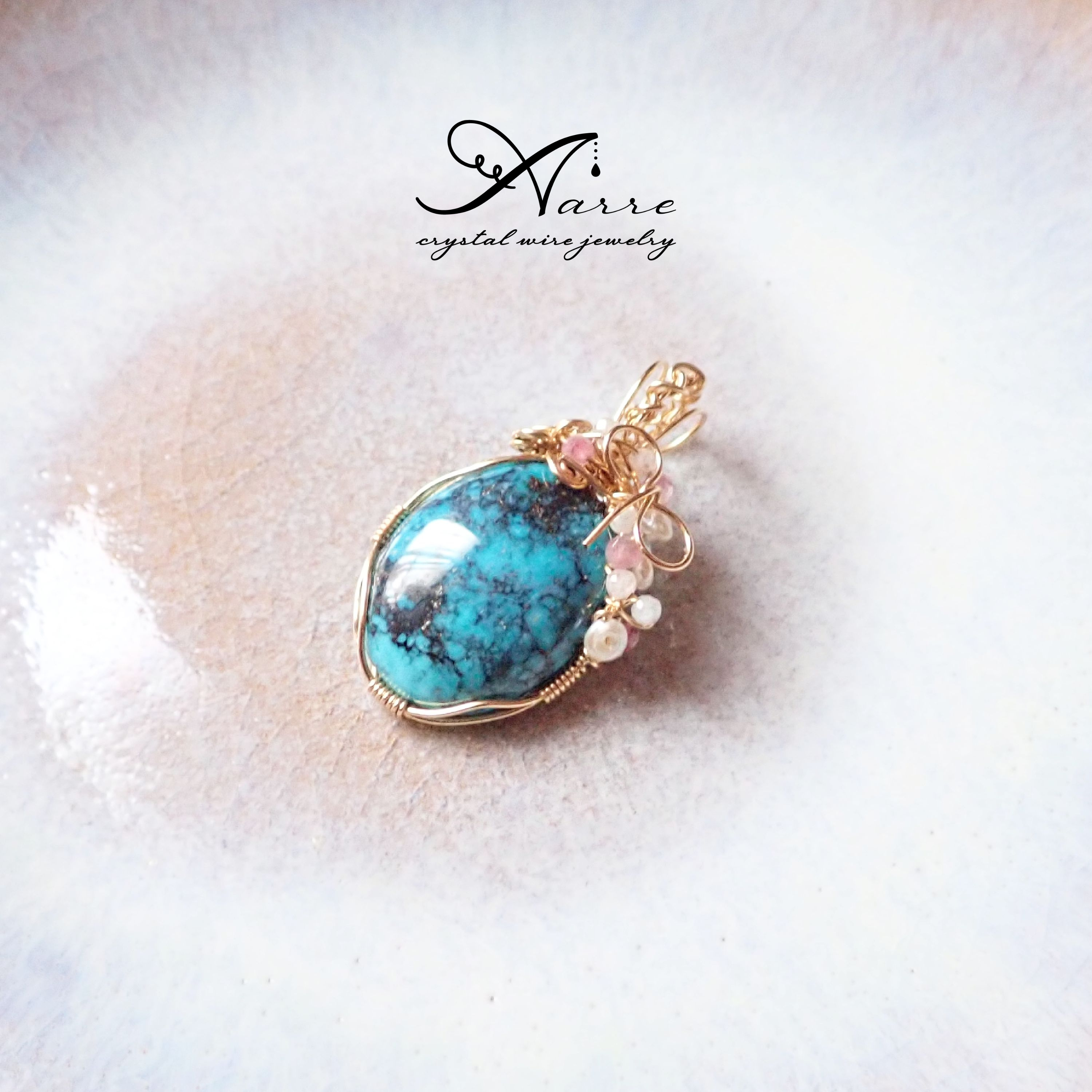 ターコイズのペンダントトップ